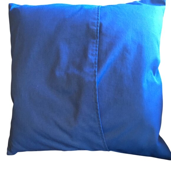 Handmade Cottagecore Pillow Cover: Whimsical Spring Summer Garden Party 16 x 16 - Picture 2 of 7